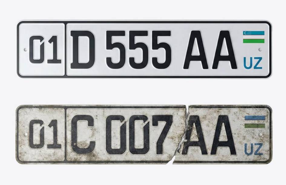 Ўзбекистонда шикастланган авторақамни энди онлайн алмаштириш мумкин